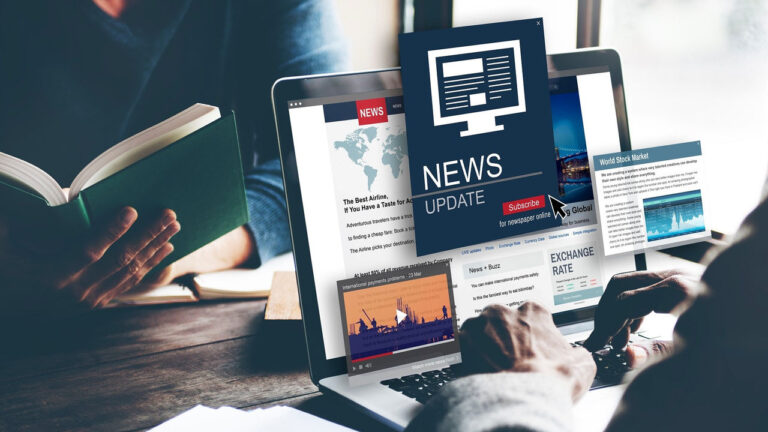 News Update Journalism Headline Media Concept